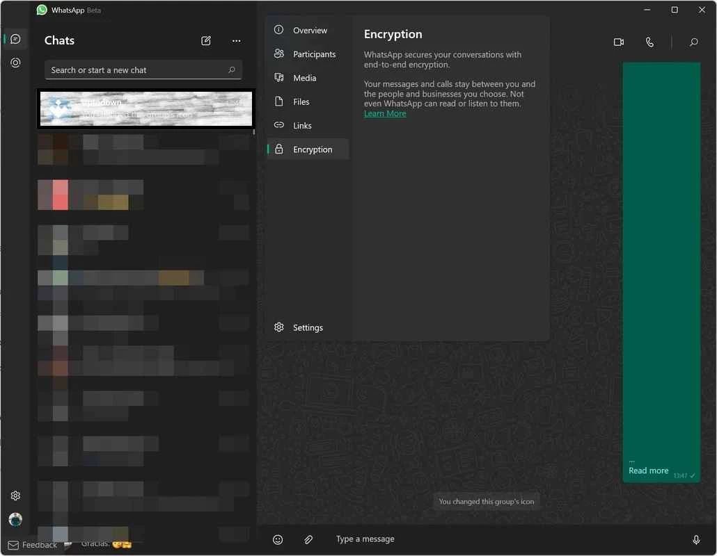 Whatsapp Desktop Beta — captura de tela 1